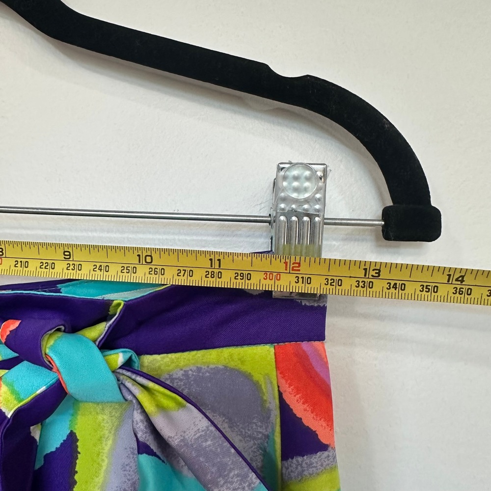 Tori Richard Womens Skirt Liberty House Hawaii 10 Maxi Bright Multi Color A Line - Picture 8 of 9